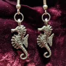 Load image into Gallery viewer, Seahorse earrings**