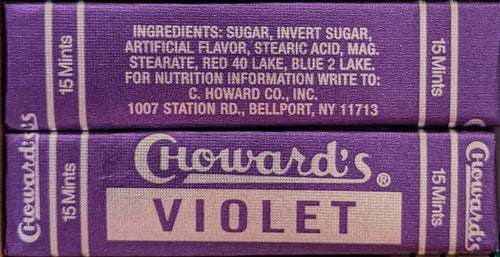 C. Howard's Violet mints